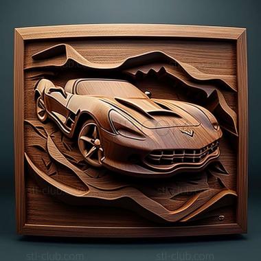 3D модель Chevrolet Corvette (STL)